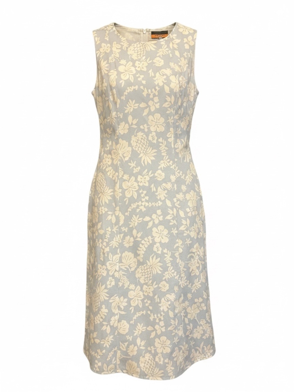 DAVIDE CENCI Floral Fitted A-Line Midi Dress